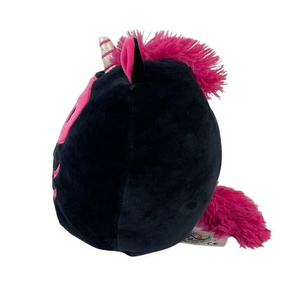Squishmallow Halloween Sketlana the Pink Skeleton Unicorn Plush Toy 9 inch - Picture 6 of 13